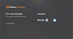 Desktop Screenshot of mileniumconsignado.com.br