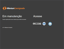 Tablet Screenshot of mileniumconsignado.com.br